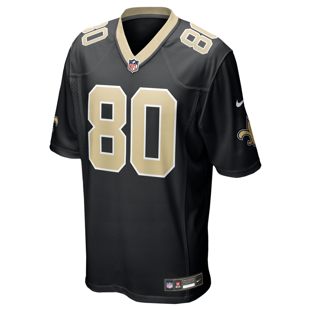 New Orleans Saints Moliki Matavao Nike Black Team Game Jersey product image 2, provided for visual reference and product