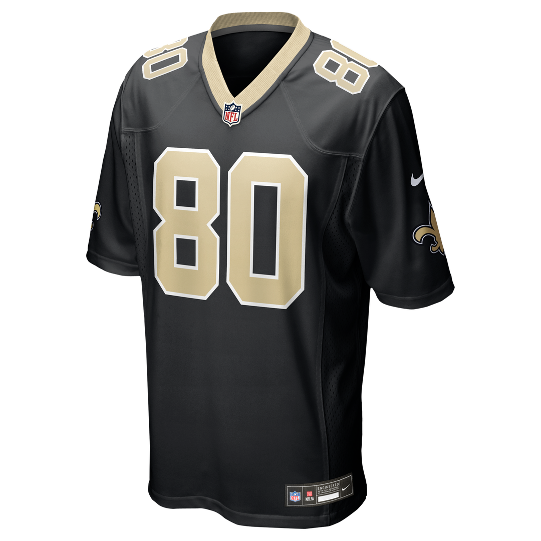 New Orleans Saints Moliki Matavao Nike Black Team Game Jersey product image 2, provided for visual reference and product