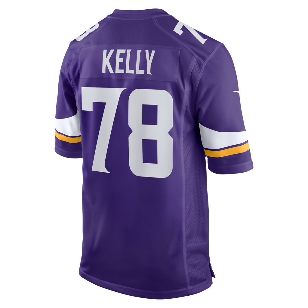 Minnesota Vikings Ryan Kelly Nike Purple Team Game Jersey product image 3, provided for visual reference and product detail