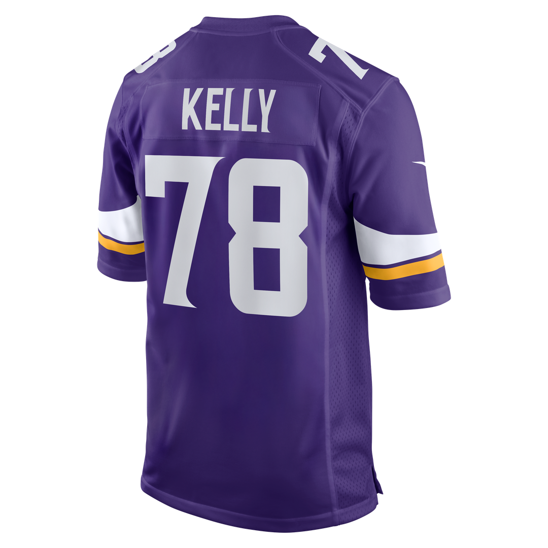 Minnesota Vikings Ryan Kelly Nike Purple Team Game Jersey product image 3, provided for visual reference and product detail