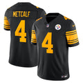 Pittsburgh Steelers DK Metcalf Nike Black Alternate Vapor F.U.S.E. Stitched Limited Jersey product image 1, provided for