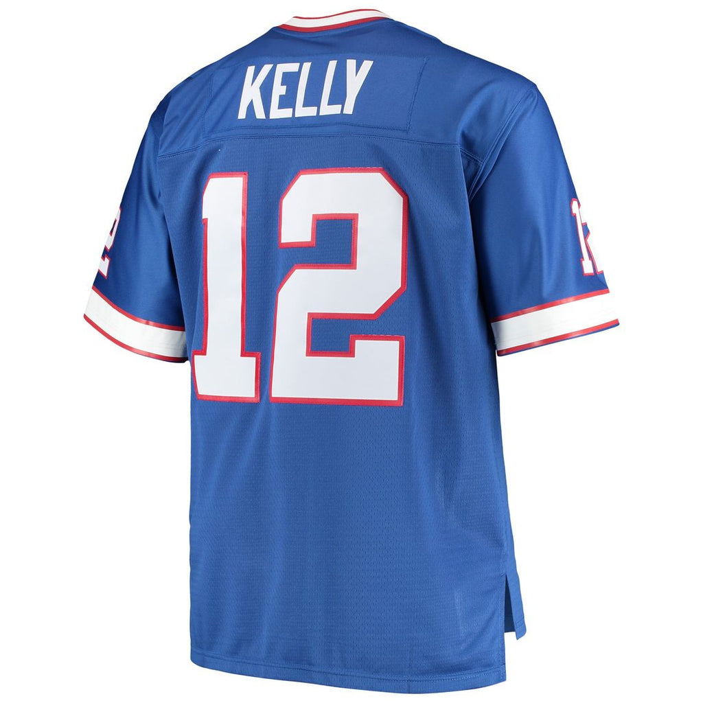 Buffalo Bills Jim Kelly Mitchell & Ness Royal Big & Tall 1990 Retired Player Replica Jersey product image 3, provided for