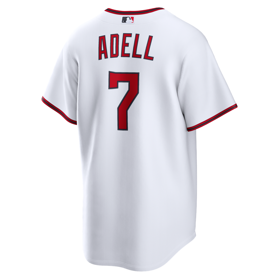 Cleveland Guardians Jo Adell Nike White Home Replica Jersey product image 3, provided for visual reference and product