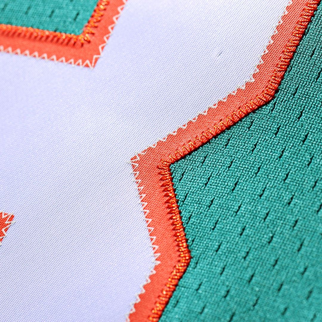Miami Dolphins Dan Marino Mitchell & Ness Aqua Big & Tall 1984 Retired Player Replica Jersey product image 5, provided for