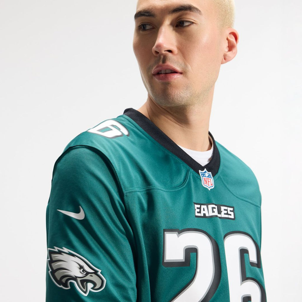 Philadelphia Eagles Saquon Barkley Nike Midnight Green Team Game Jersey product image 23, provided for visual reference and
