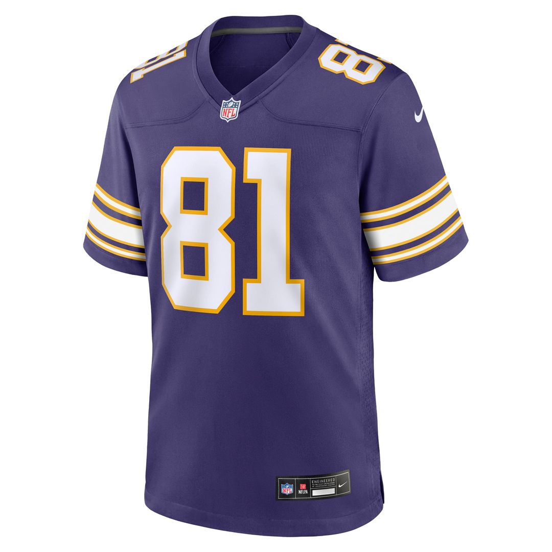 Minnesota Vikings Carl Eller Nike Purple Retired Player Alternate Game Jersey product image 2, provided for visual reference