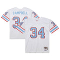 Houston Oilers Earl Campbell Mitchell & Ness White 1979 Legacy Replica Jersey product image 1, provided for visual reference
