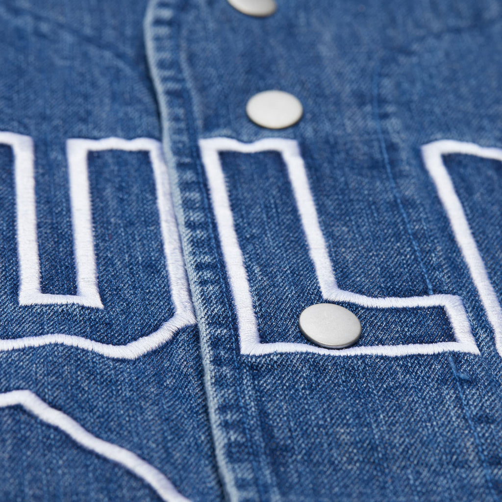 Chicago Bulls Mitchell & Ness Summer Breeze Baseball Jersey - Blue product image 4, provided for visual reference and