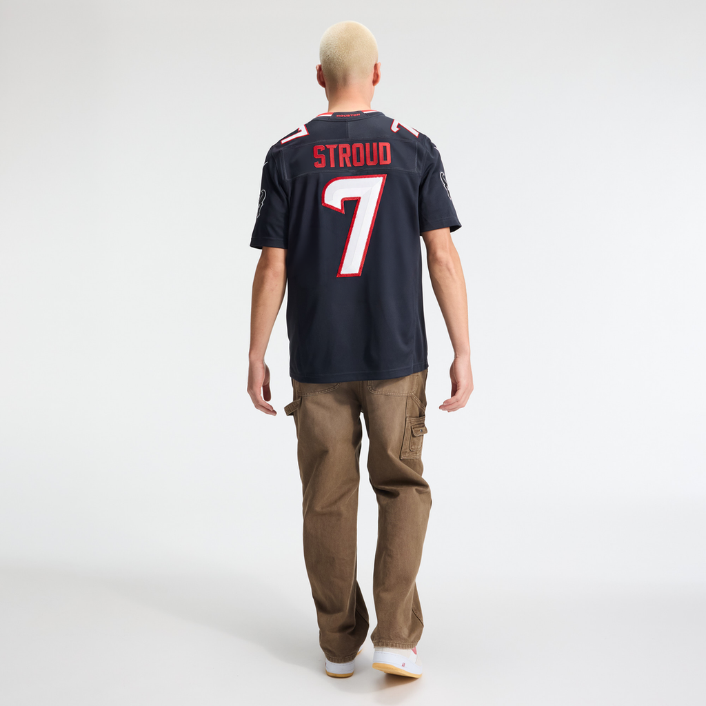 Houston Texans C.J. Stroud Nike Navy Team Vapor F.U.S.E. Stitched Limited Jersey product image 5, provided for visual