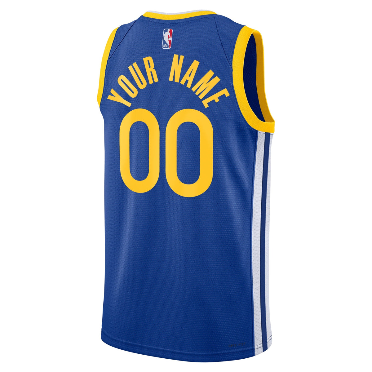Golden State Warriors Nike Icon Swingman Jersey - Custom - Unisex product image 3, provided for visual reference and product