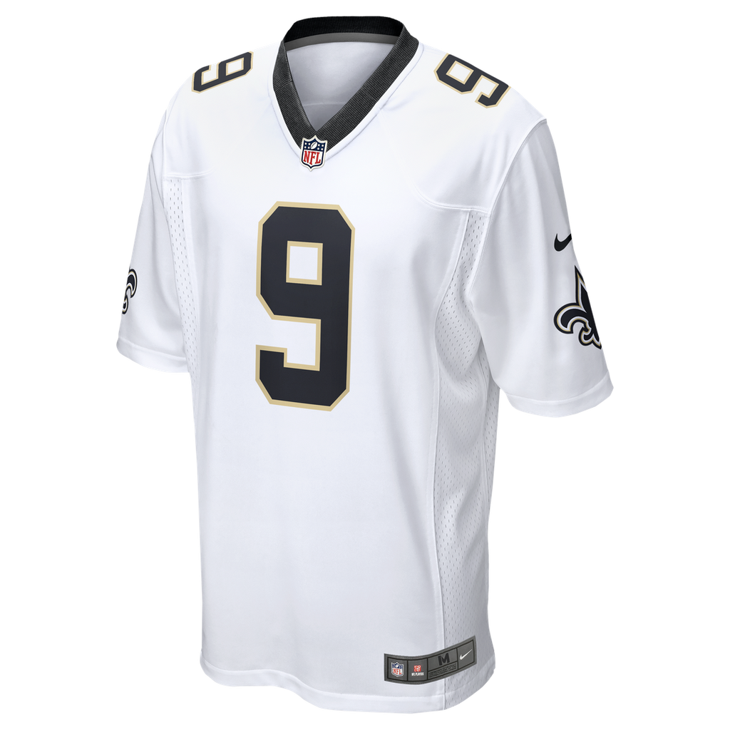 New Orleans Saints Drew Brees Nike Black Team Game Jersey product image 12, provided for visual reference and product detail