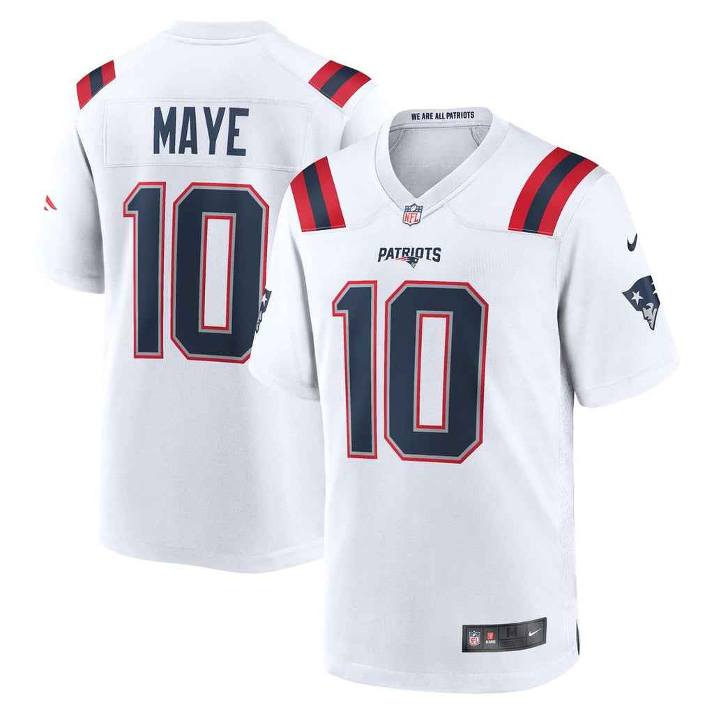New England Patriots Drake Maye Nike Navy Player Game Jersey product image 35, provided for visual reference and product