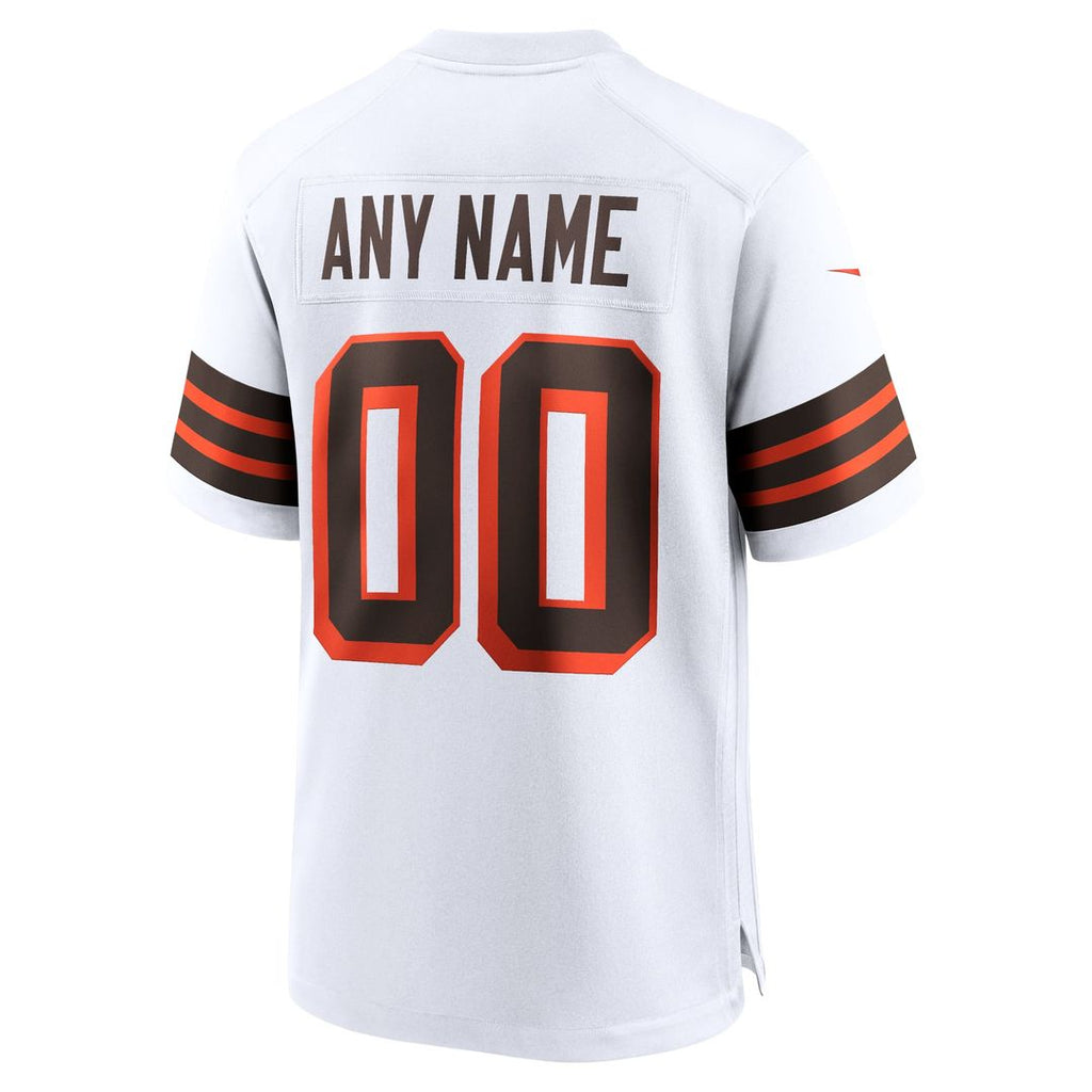 Cleveland Browns Nike White 1946 Collection Alternate Custom Jersey product image 3, provided for visual reference and