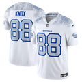 Buffalo Bills Dawson Knox Nike White Rivalries Collection Stitched Limited Jersey product image 1, provided for visual