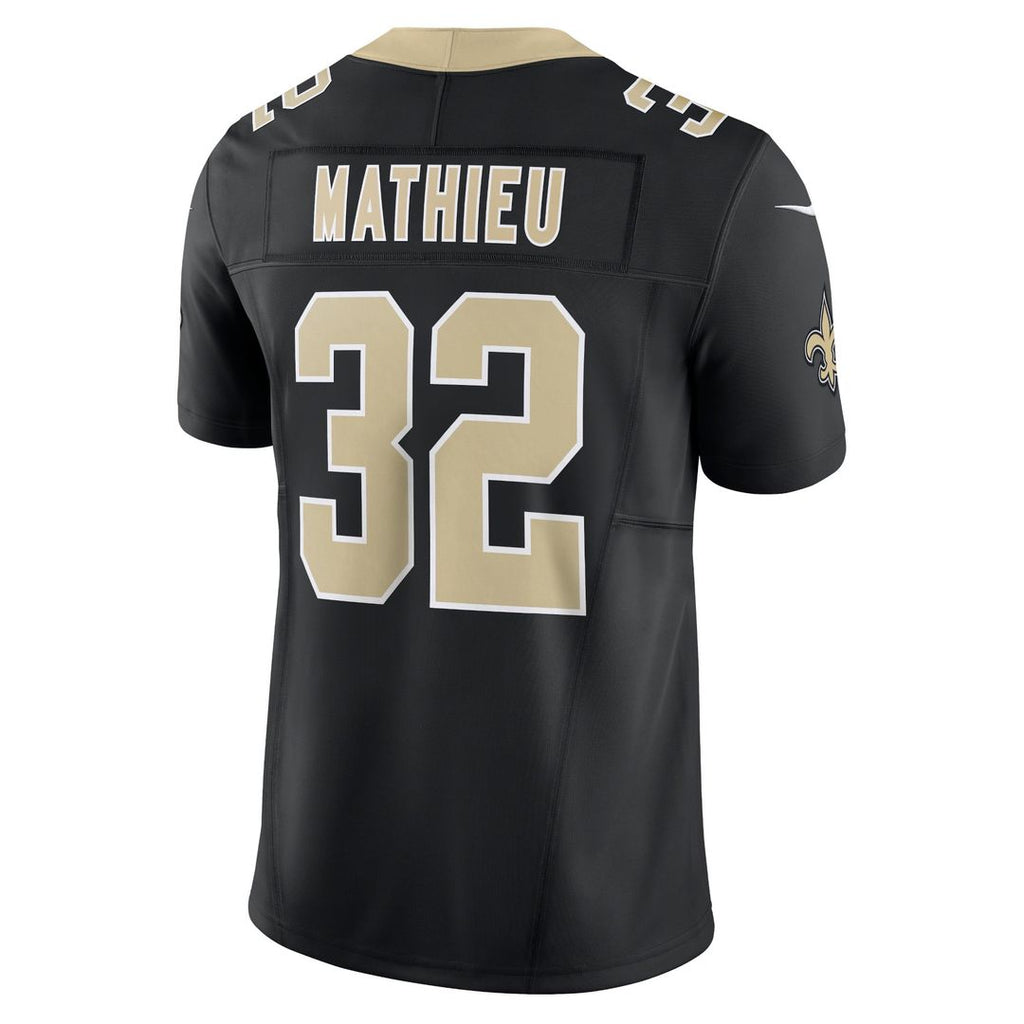 New Orleans Saints Tyrann Mathieu Nike Black Vapor F.U.S.E. Limited Jersey product image 3, provided for visual reference