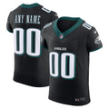 Philadelphia Eagles Nike Black Alternate Vapor F.U.S.E. Elite Custom Jersey product image 1, provided for visual reference