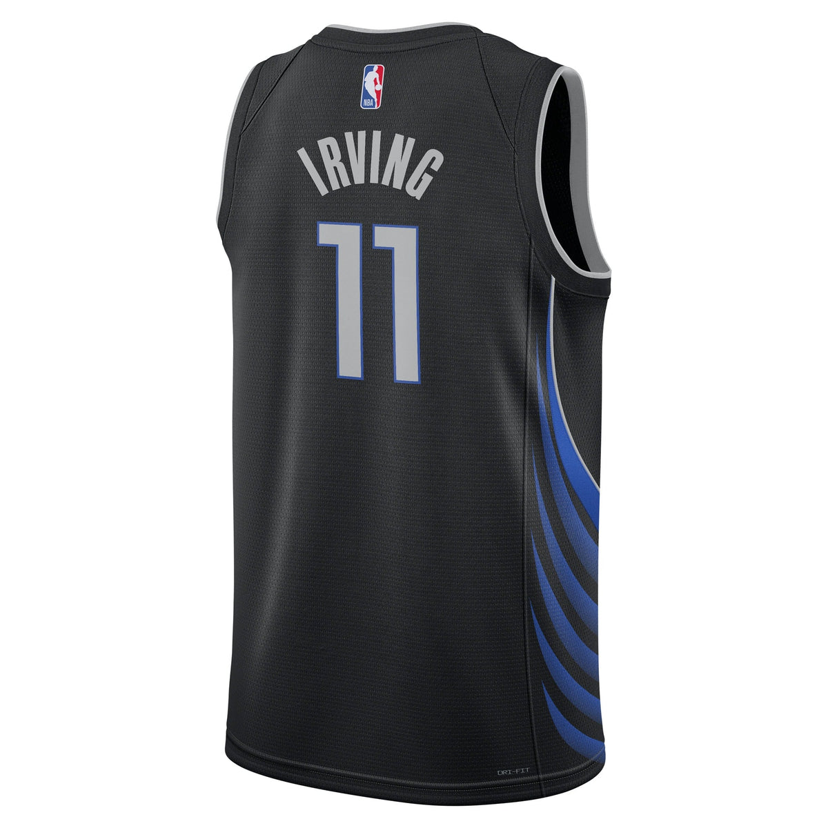 Dallas Mavericks Nike 2025/26 City Edition Swingman Jersey - Black - Kyrie Irving - Unisex product image 4, provided for