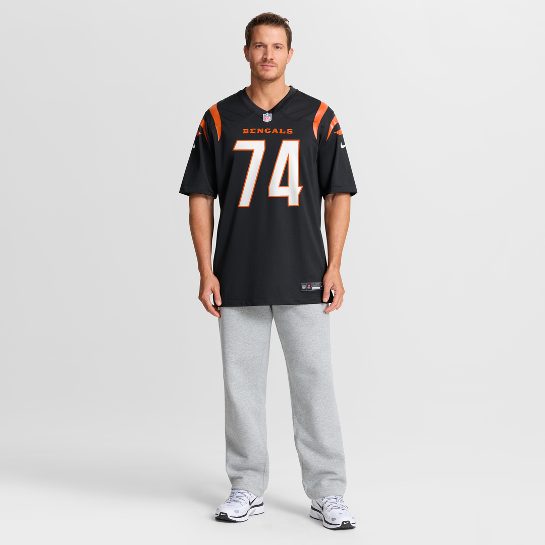 Cincinnati Bengals Jalen Rivers Nike Black Team Game Jersey product image 7, provided for visual reference and product