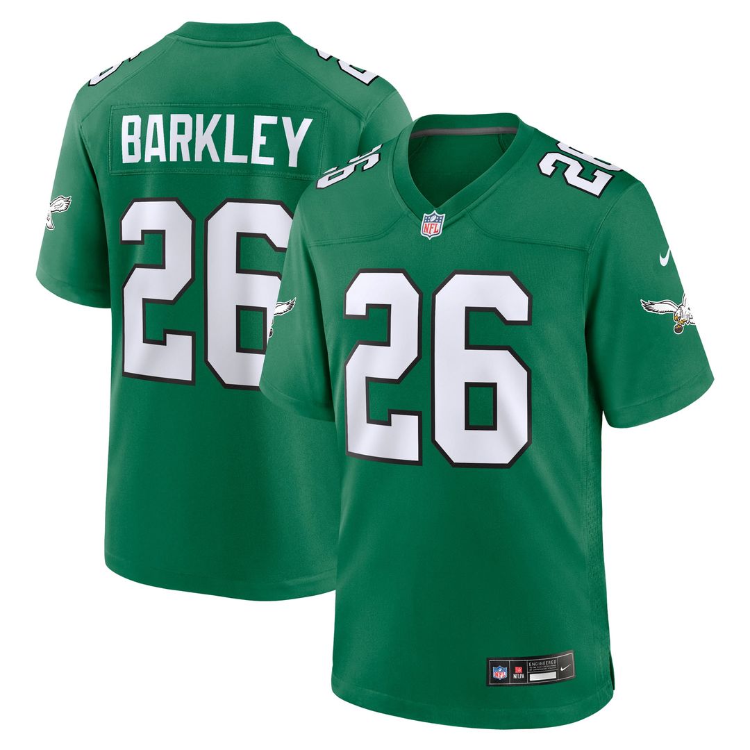 Philadelphia Eagles Saquon Barkley Nike White Game Jersey product image 40, provided for visual reference and product detail