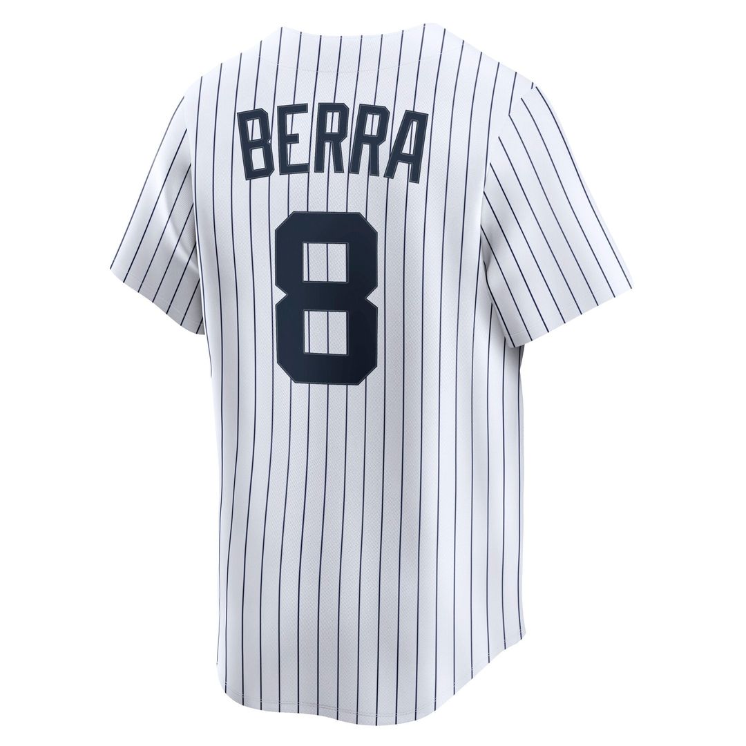 New York Yankees Yogi Berra Nike White Cooperstown Collection Limited Jersey product image 3, provided for visual reference