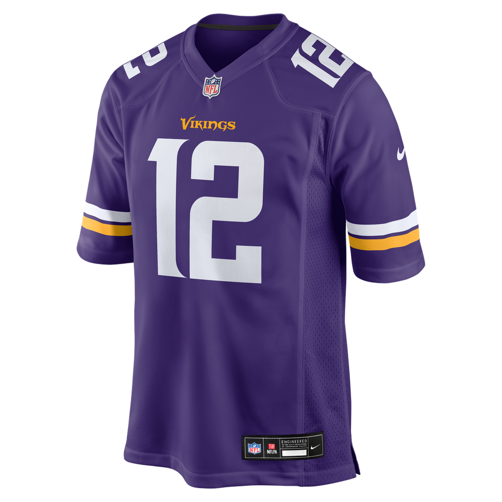 Minnesota Vikings Max Brosmer Nike Purple Team Game Jersey product image 2, provided for visual reference and product detail