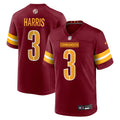 Washington Commanders Will Harris Nike Burgundy Team Game Jersey product image 1, provided for visual reference and product