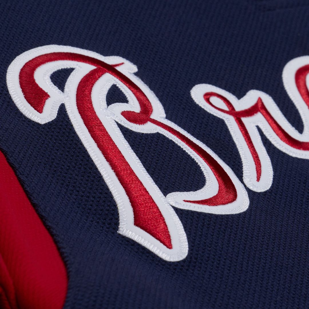Atlanta Braves Andruw Jones Mitchell & Ness Navy Authentic Batting Practice Jersey product image 4, provided for visual