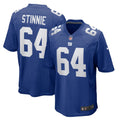 New York Giants Aaron Stinnie Nike Royal Team Game Jersey product image 1, provided for visual reference and product detail
