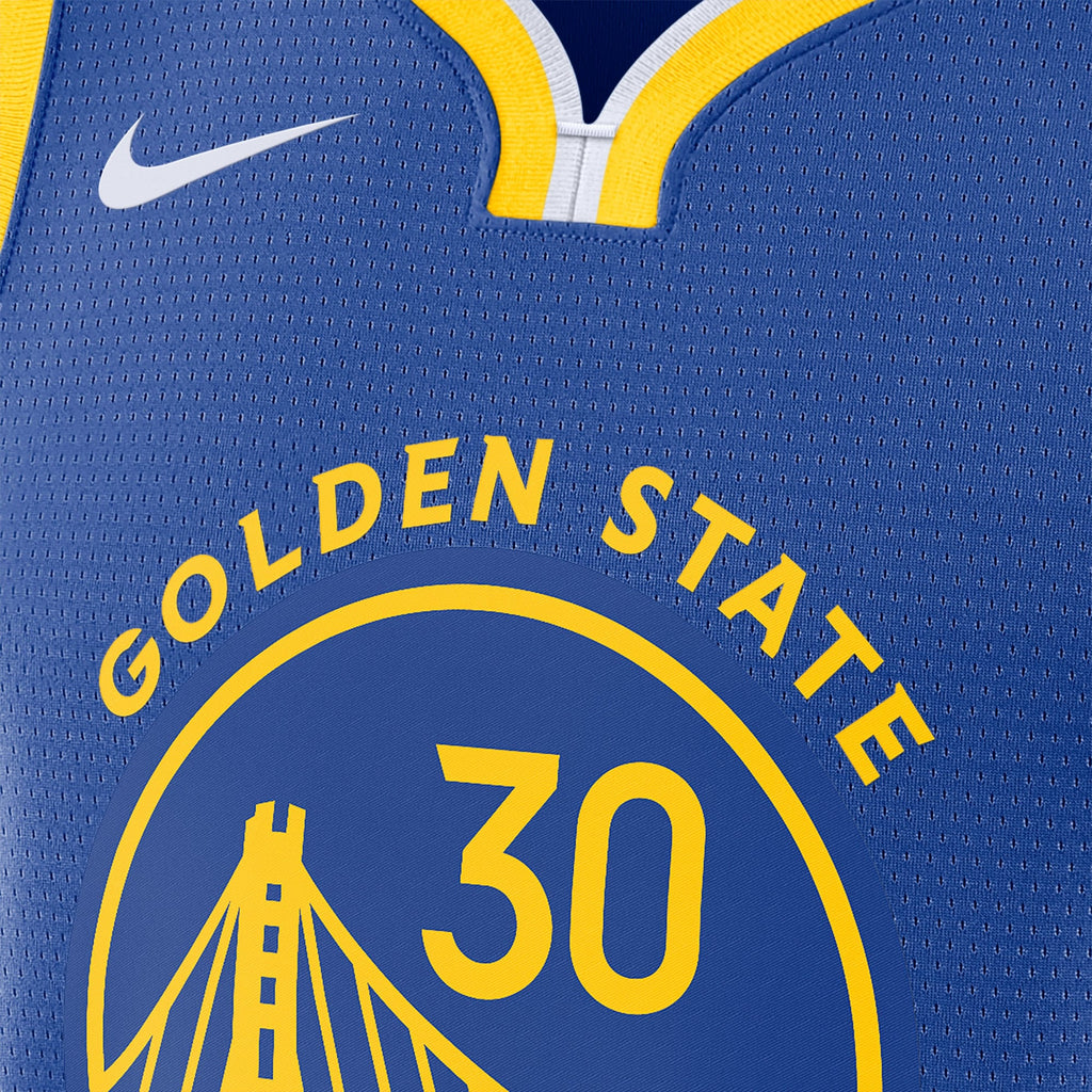 Golden State Warriors Nike Icon Swingman Jersey - Stephen Curry - Unisex product image 4, provided for visual reference and