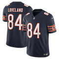 Chicago Bears Colston Loveland Nike Navy Team Vapor F.U.S.E. Stitched Limited Jersey product image 1, provided for visual