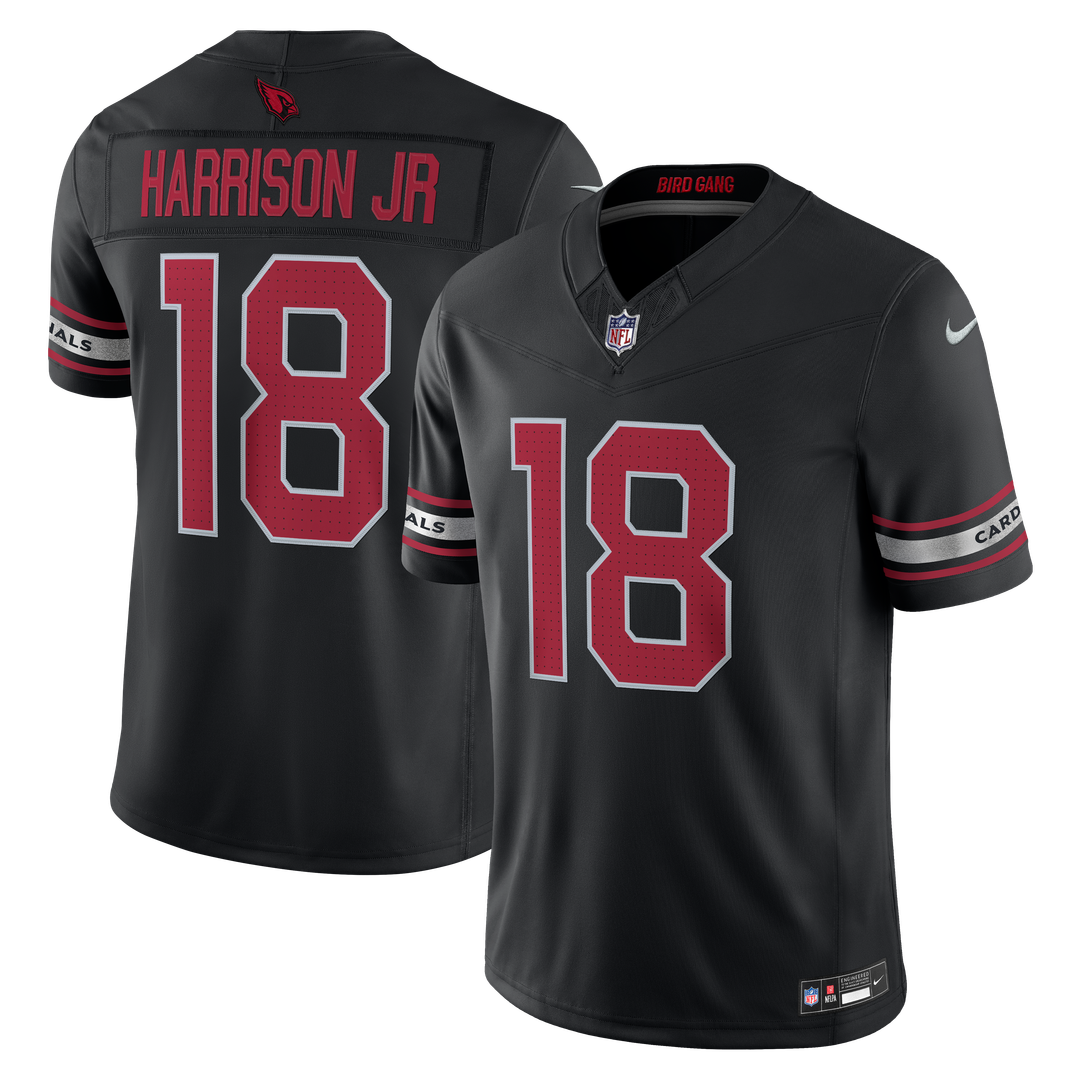 Arizona Cardinals Marvin Harrison Jr. Nike White Vapor F.U.S.E. Stitched Limited Jersey product image 7, provided for visual