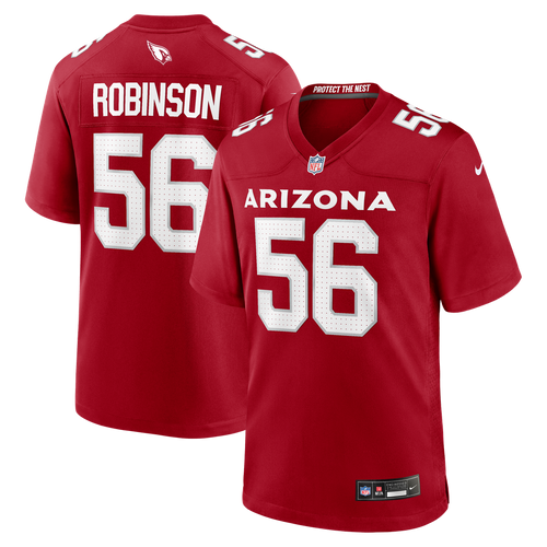 Arizona Cardinals Darius Robinson Nike Cardinal Team Game Jersey product image 1, provided for visual reference and product