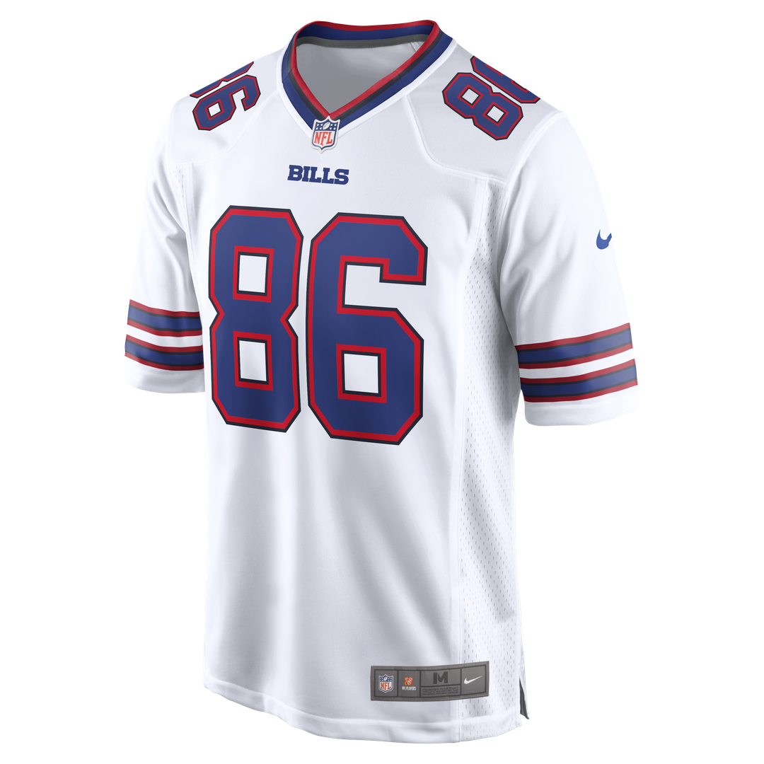 Buffalo Bills Dalton Kincaid Nike White Game Jersey product image 5, provided for visual reference and product detail review