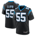 Carolina Panthers Devin Lloyd Nike Black Team Game Jersey product image 1, provided for visual reference and product detail