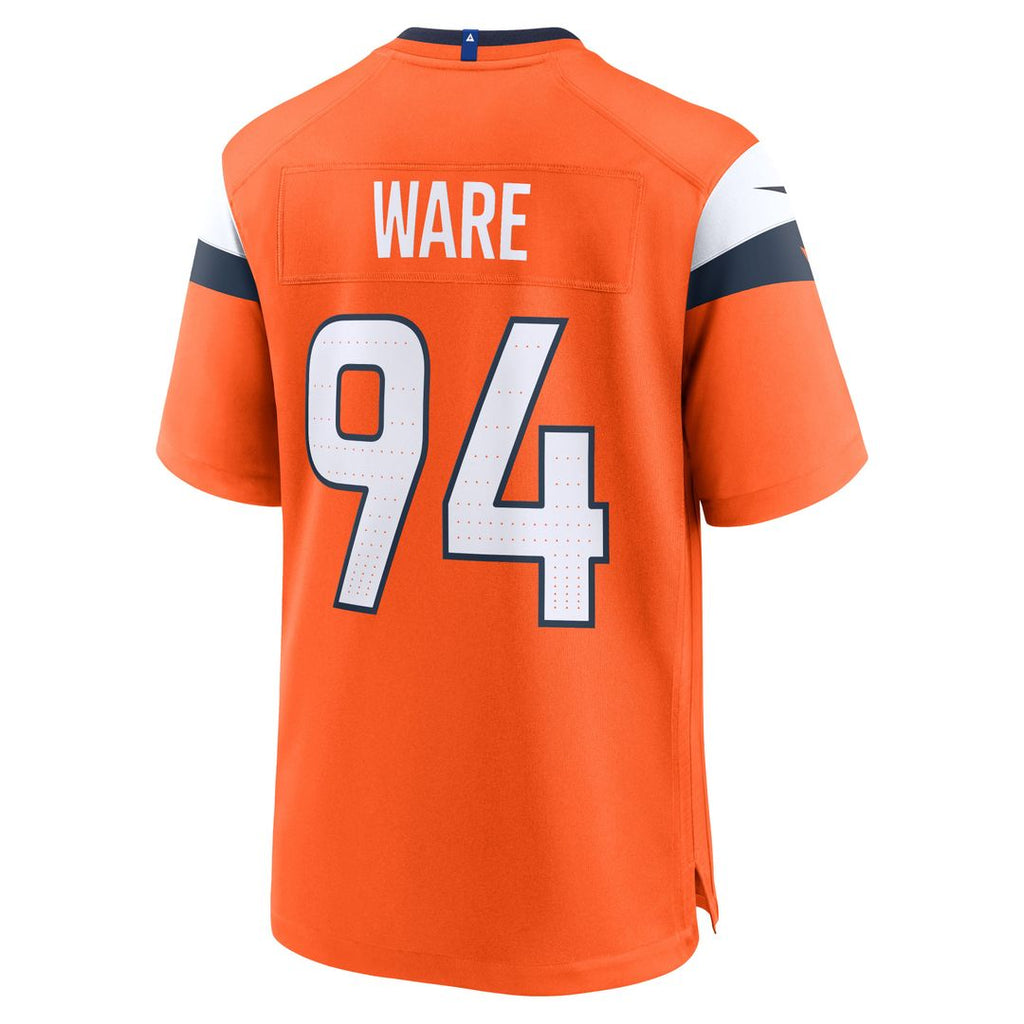 Denver Broncos DeMarcus Ware Nike Orange Team Retired Game Jersey product image 3, provided for visual reference and product