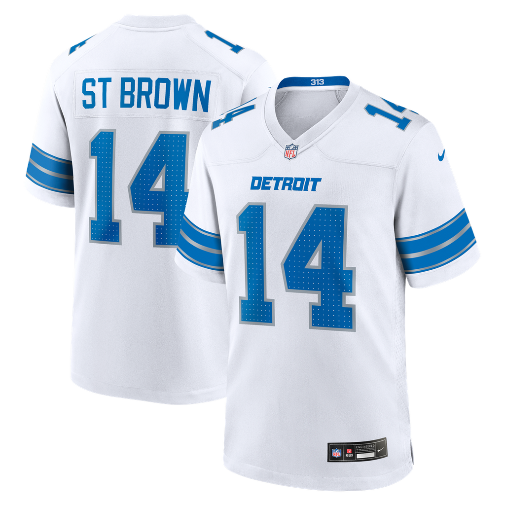 Detroit Lions Amon-Ra St. Brown Nike Black 2nd Alternate Game Jersey product image 23, provided for visual reference and