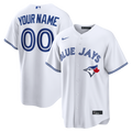 Toronto Blue Jays Nike White Home Replica Custom Jersey product image 1, provided for visual reference and product detail