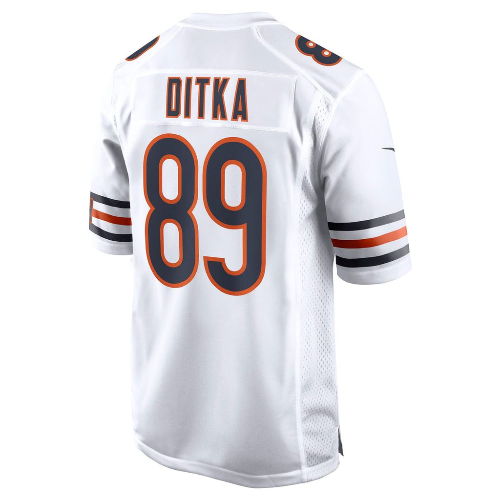 Chicago Bears Mike Ditka Nike White Retired Player Game Jersey product image 6, provided for visual reference and product
