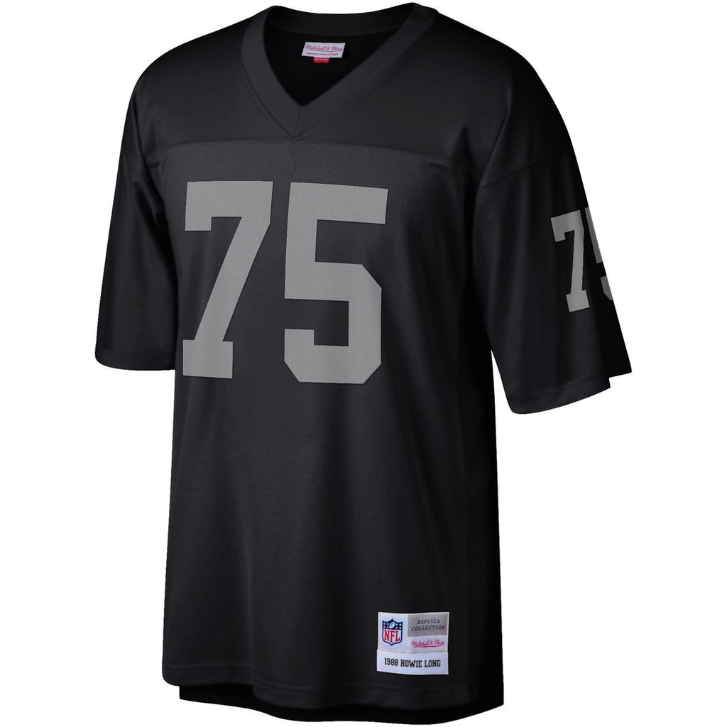 Las Vegas Raiders Howie Long Mitchell & Ness Black Legacy Replica Jersey product image 2, provided for visual reference and