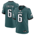 Philadelphia Eagles DeVonta Smith Nike Midnight Green Team Game Jersey product image 1, provided for visual reference and