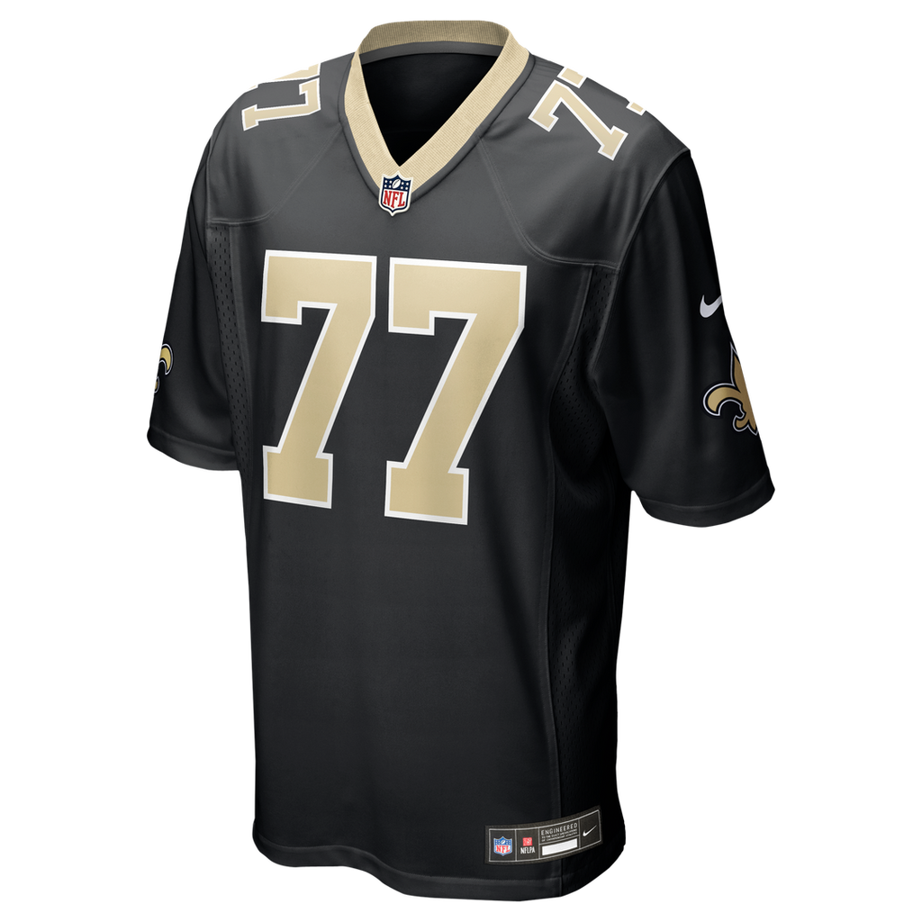 New Orleans Saints Dillon Radunz Nike Black Team Game Jersey product image 2, provided for visual reference and product