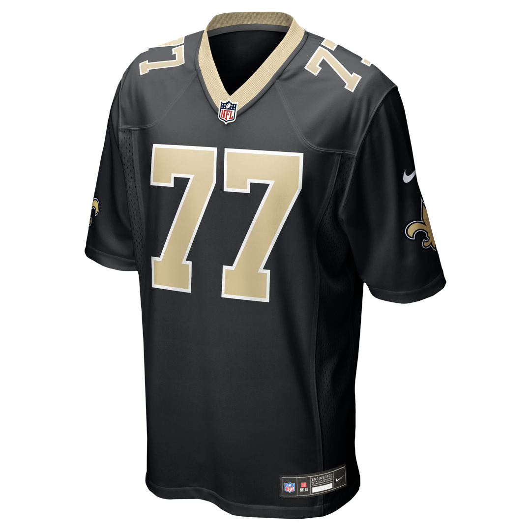 New Orleans Saints Dillon Radunz Nike Black Team Game Jersey product image 2, provided for visual reference and product