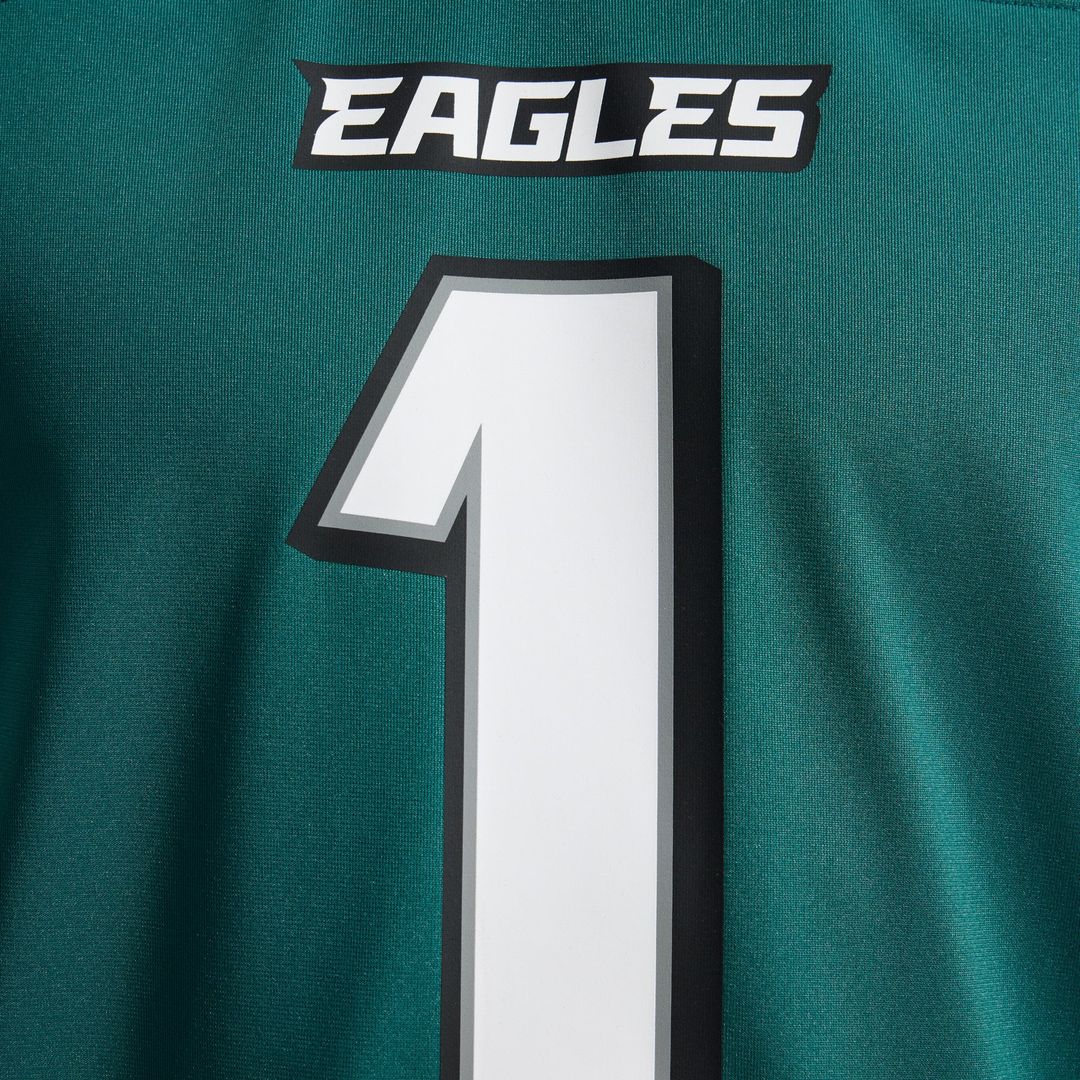 Philadelphia Eagles Jalen Hurts Nike Midnight Green Team Game Jersey product image 11, provided for visual reference and