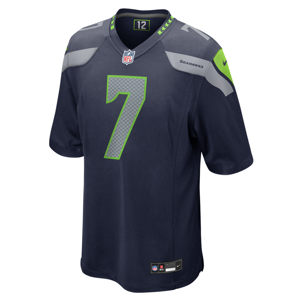 Seattle Seahawks Uchenna Nwosu Nike College Navy Team Game Jersey product image 2, provided for visual reference and product