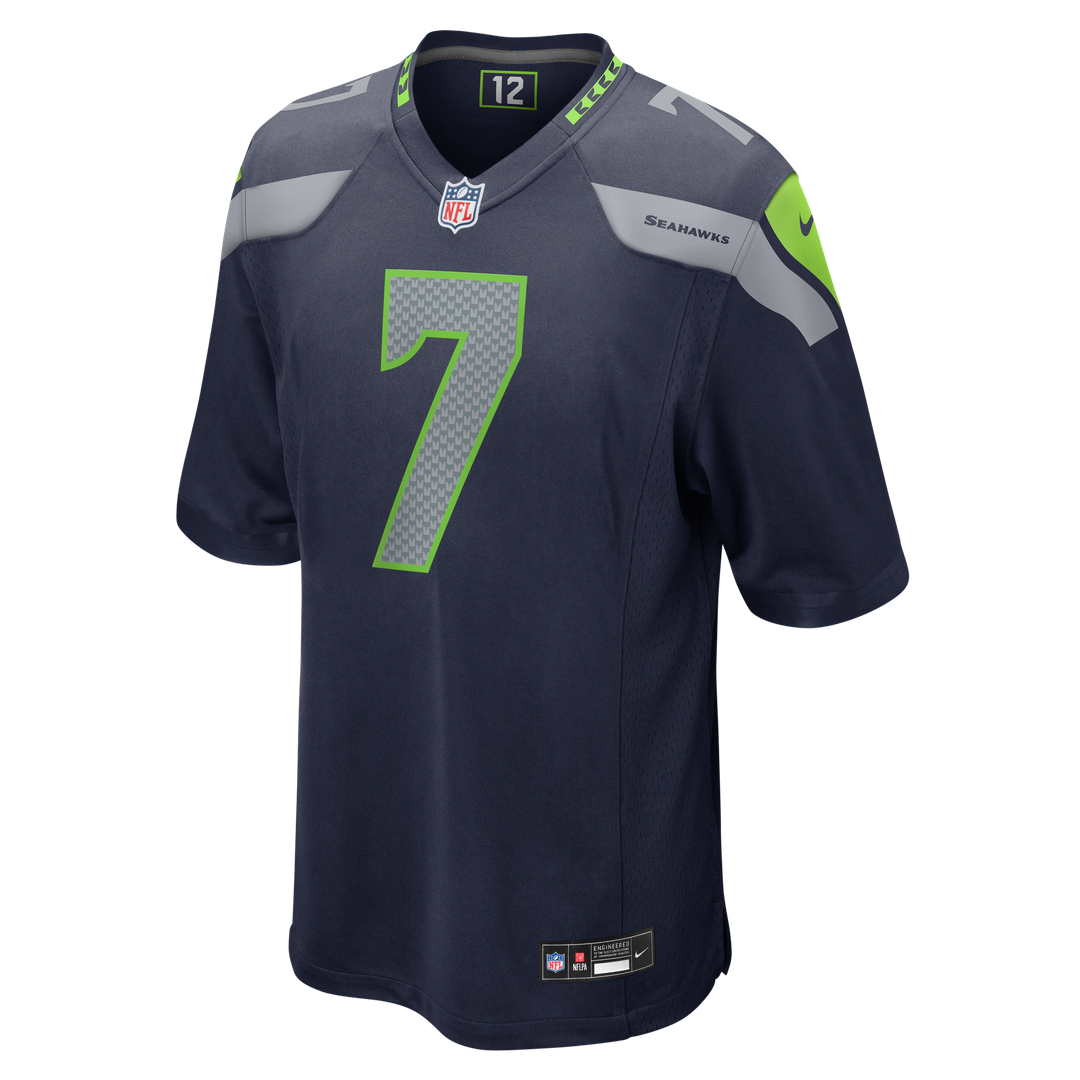 Seattle Seahawks Uchenna Nwosu Nike College Navy Team Game Jersey product image 2, provided for visual reference and product