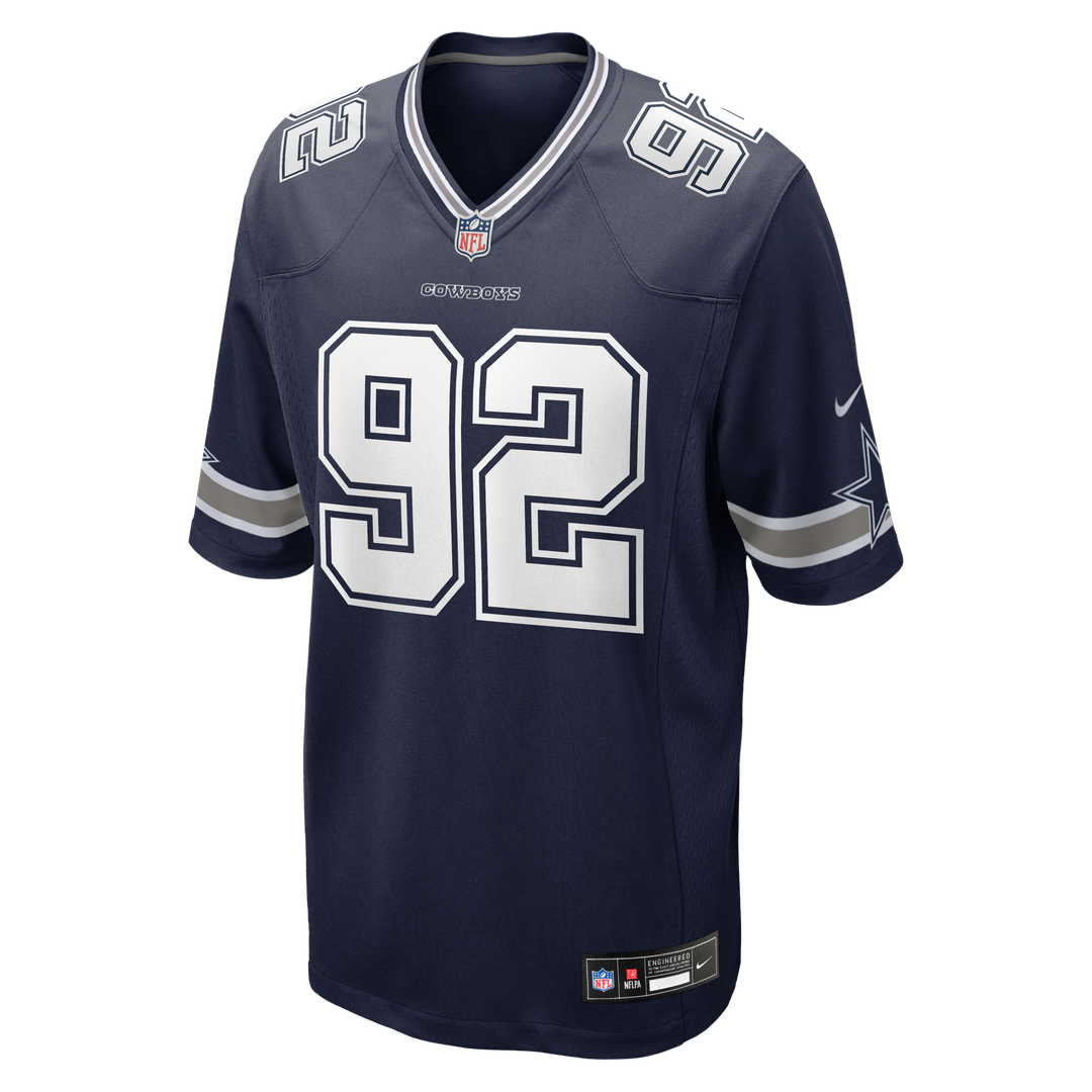 Dallas Cowboys Quinnen Williams Nike Navy Team Game Jersey product image 2, provided for visual reference and product detail