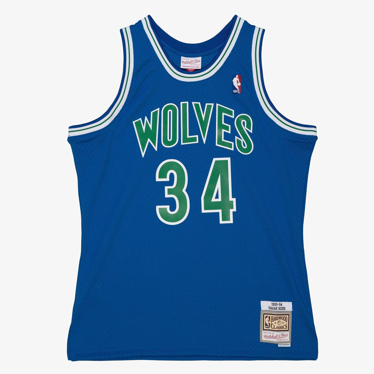 Minnesota Timberwolves Mitchell & Ness Isaiah Rider Jr 1993 Dark Authentic Jersey - Midnight Blue product image 3, provided
