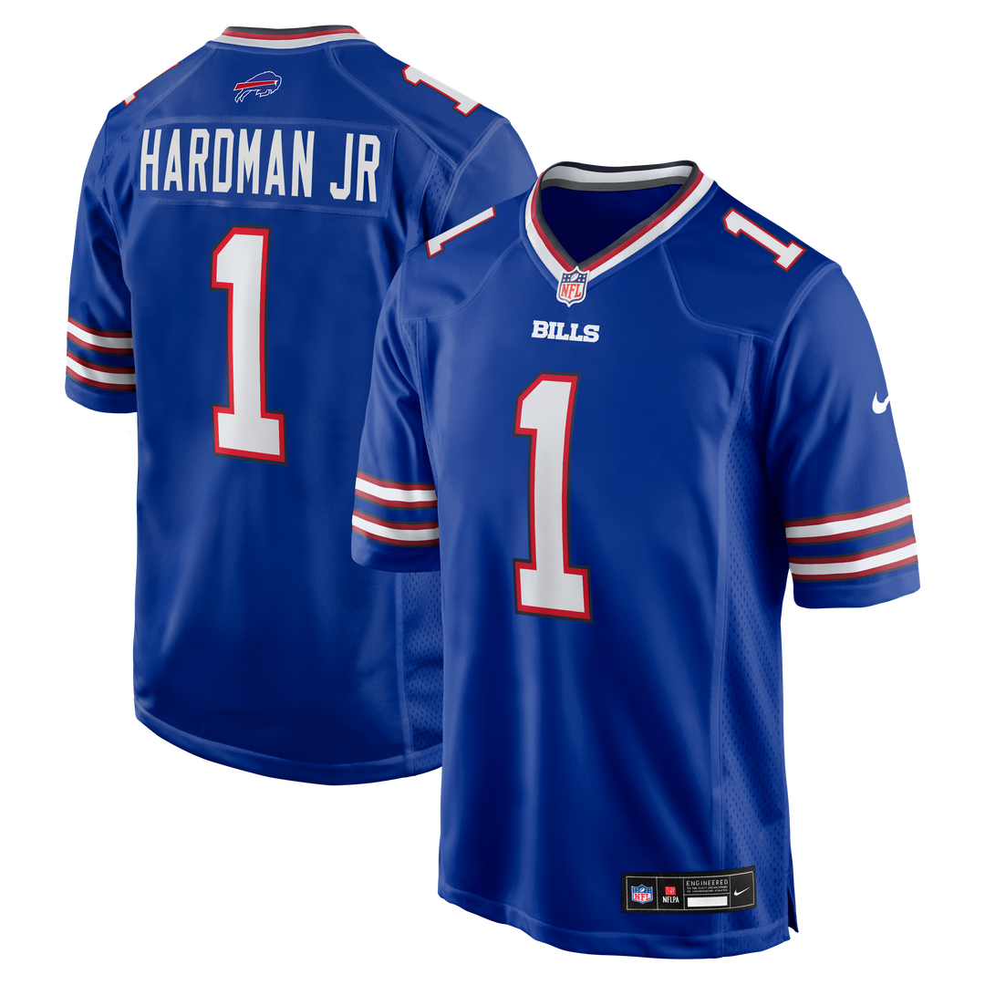 Buffalo Bills Mecole Hardman Nike Royal Team Game Jersey product image 1, provided for visual reference and product detail