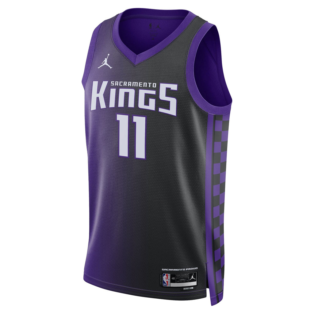 Sacramento Kings Jordan Brand Statement Edition Swingman Jersey - Purple - Domantas Sabonis - Unisex product image 3,