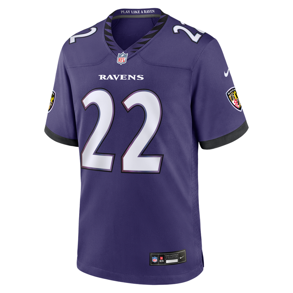 Baltimore Ravens Derrick Henry Nike Purple Team Game Jersey product image 6, provided for visual reference and product